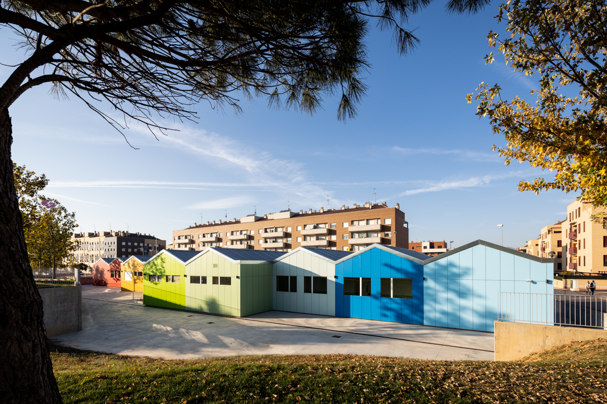 Reportaje de un edificio exterior