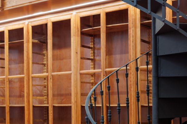 Biblioteca restaurada. Instituto Sagasta