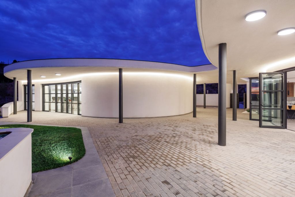 Arquitectura y fotografía de una vivienda circular
